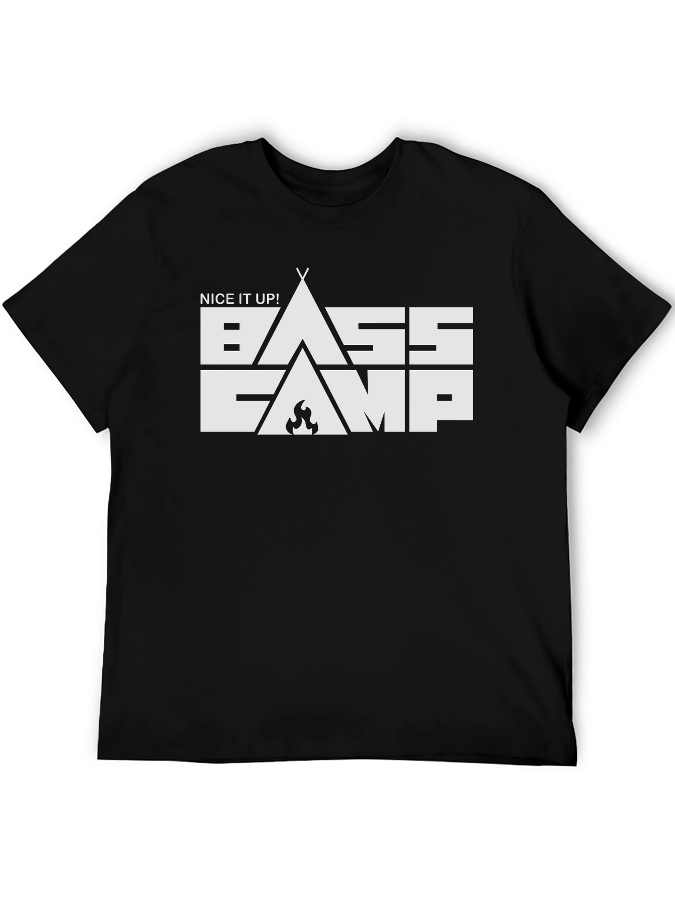 Bass Camp Tee -  Nice It Up Black T-Shirt