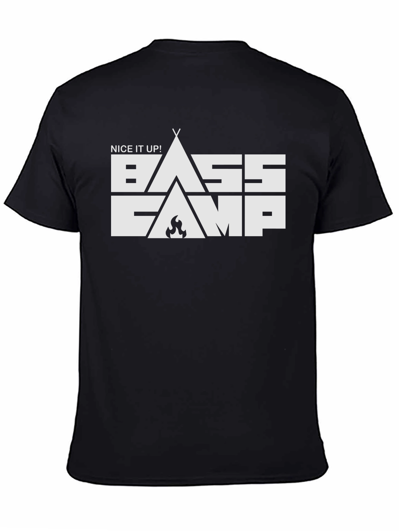 Bass Camp Tee -  Nice It Up Black T-Shirt