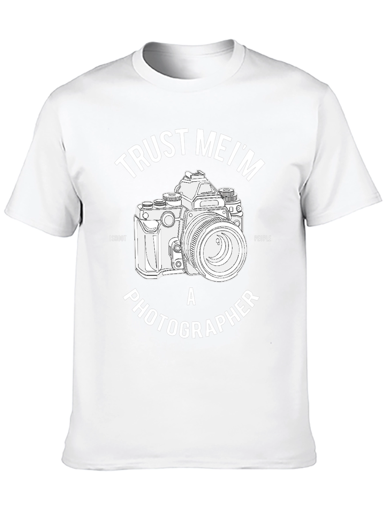 Trust Me Im a Photographer Black T-Shirt