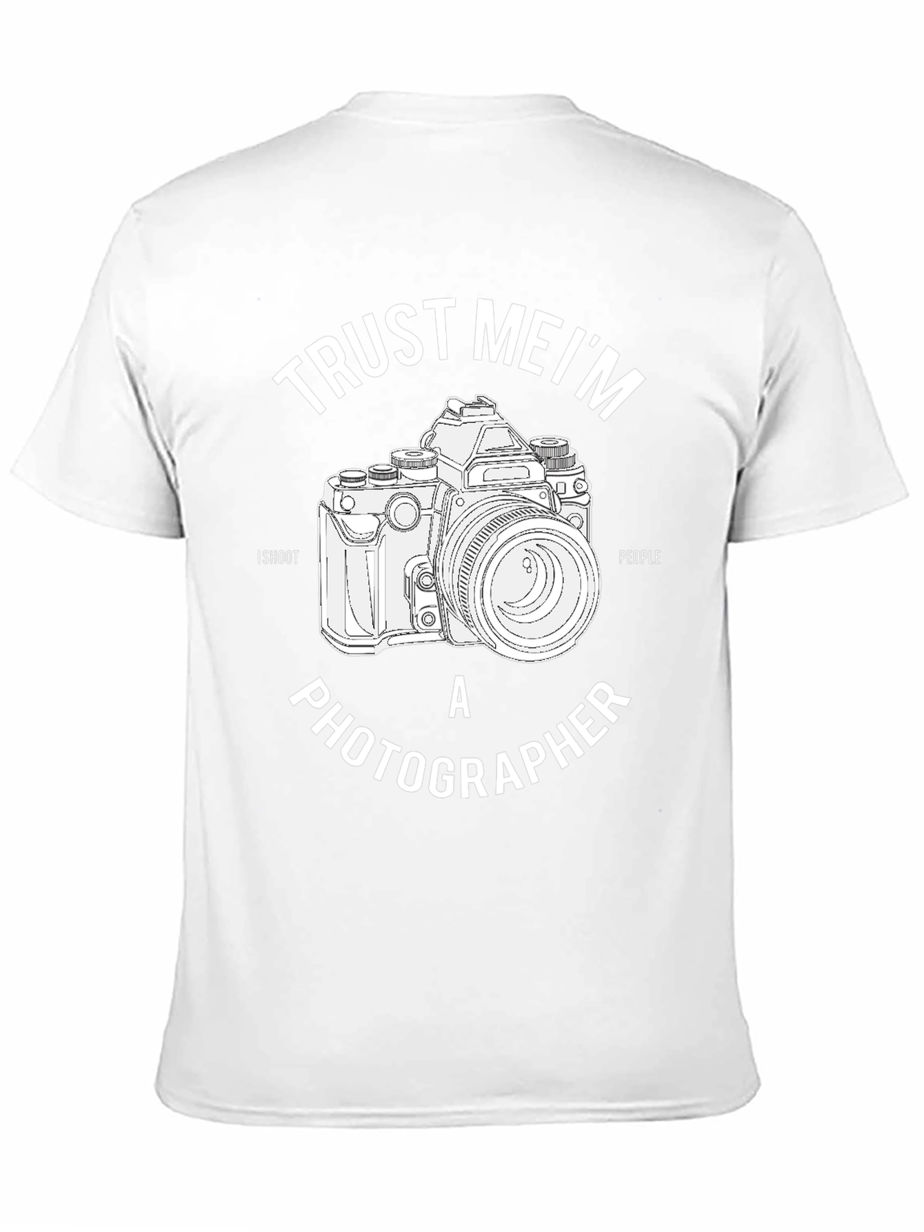 Trust Me Im a Photographer Black T-Shirt