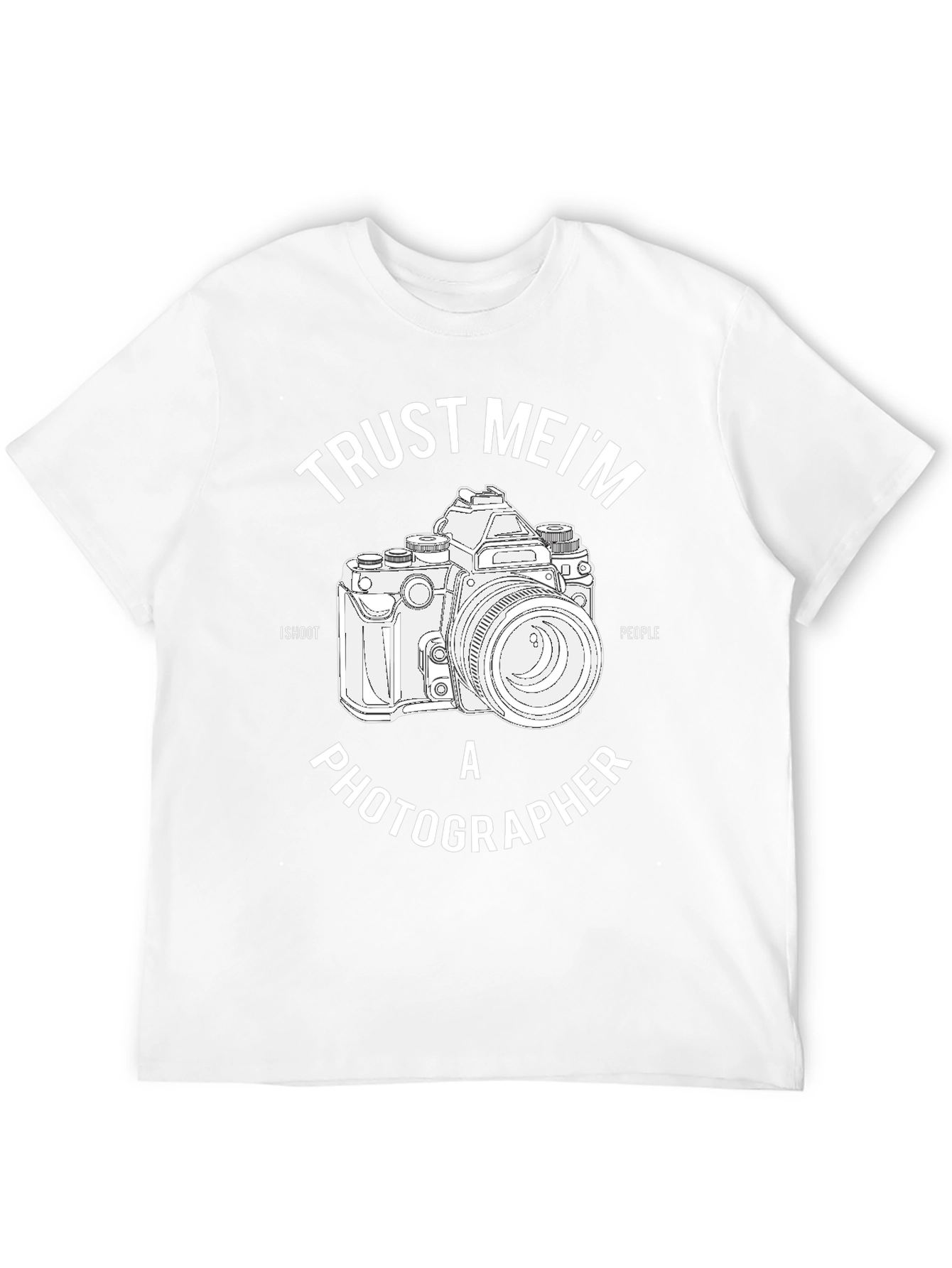 Trust Me Im a Photographer Black T-Shirt