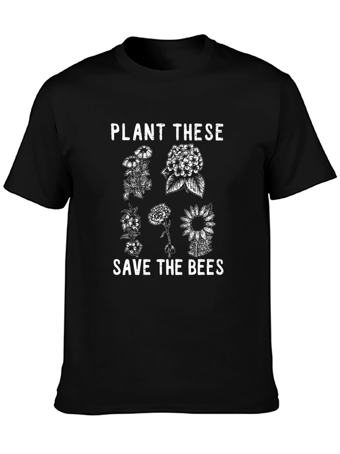 Plant These Save The Bees Graphic Tee