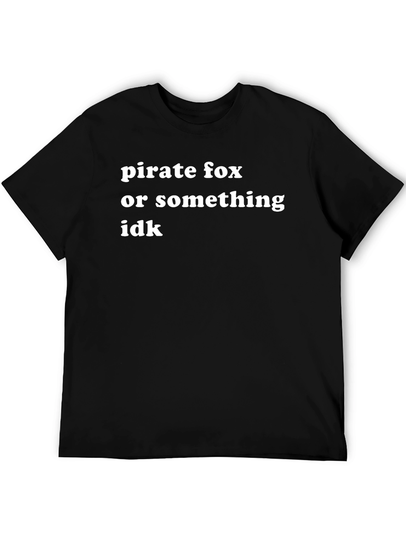 Pirate Fox Graphic T-Shirt - Funny Casual Tee