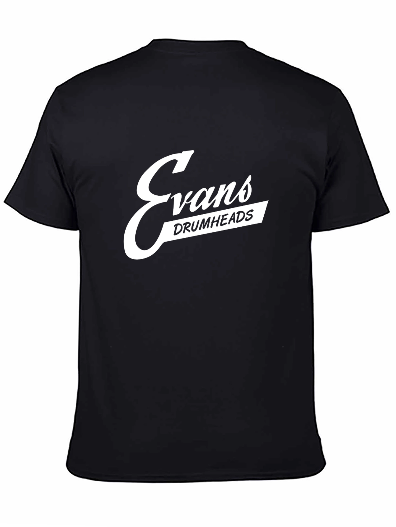 Evans Drumheads Black Graphic T-Shirt