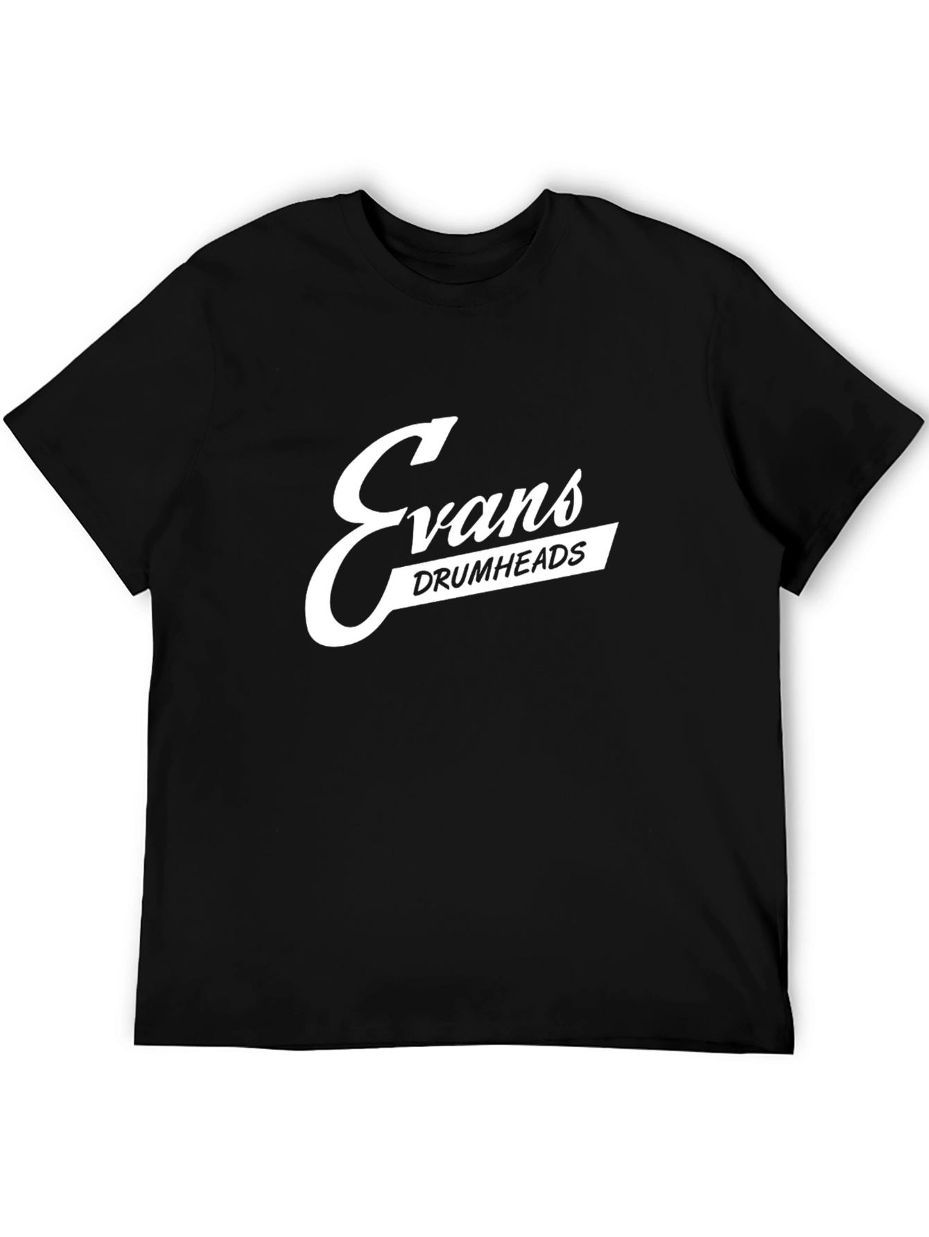 Evans Drumheads Black Graphic T-Shirt