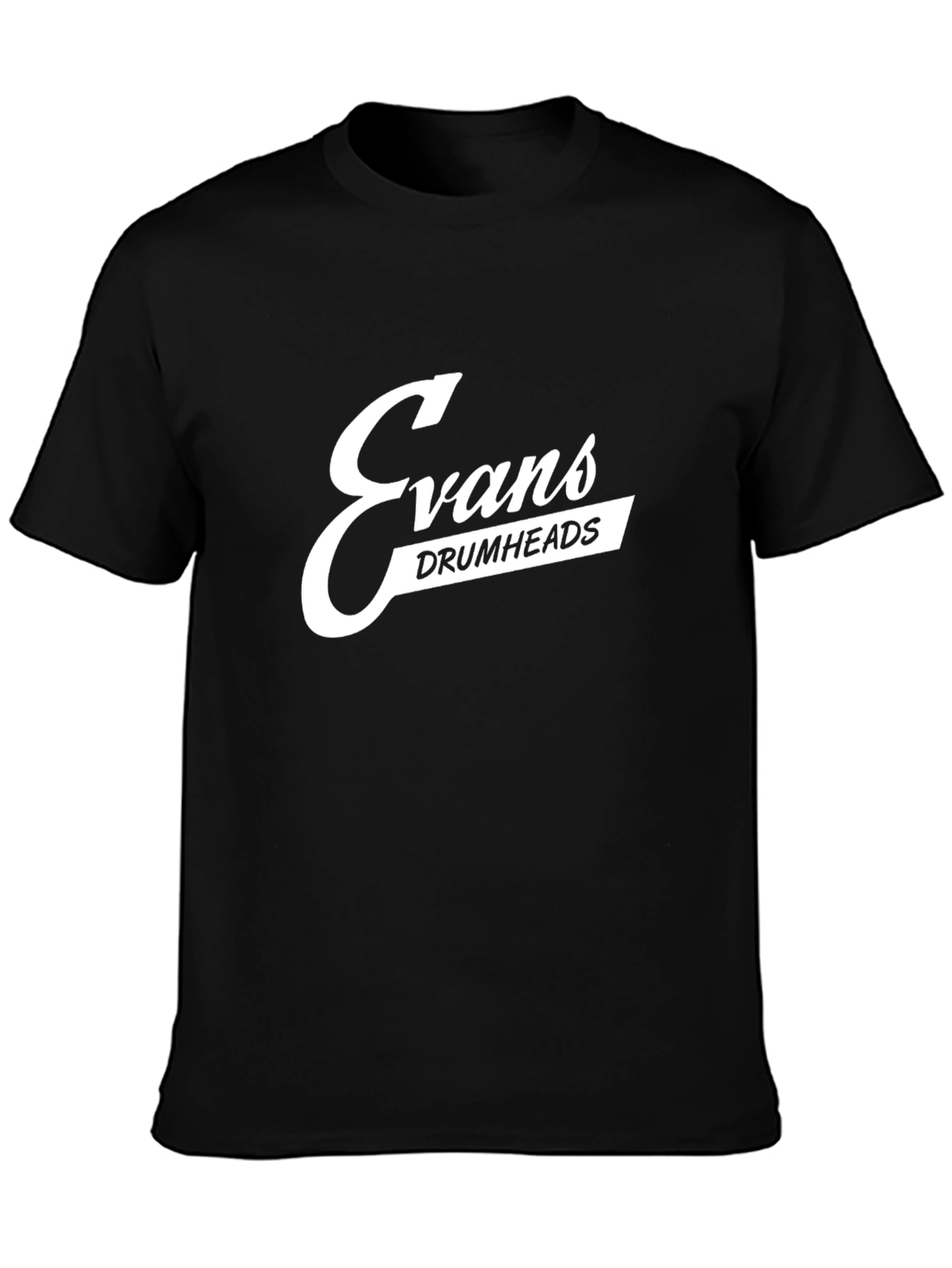 Evans Drumheads Black Graphic T-Shirt