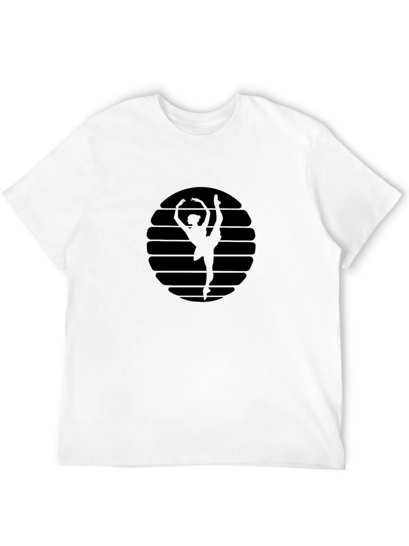 Ballerina Silhouette Graphic T-Shirt