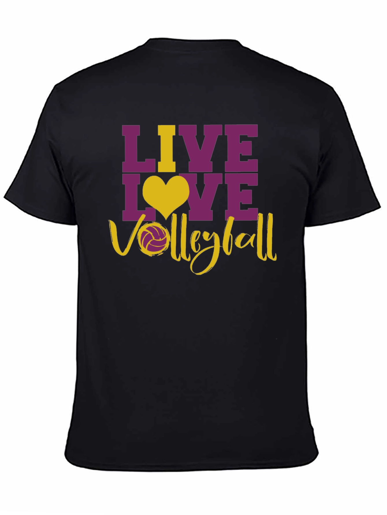 Live Love Volleyball Graphic T-Shirt