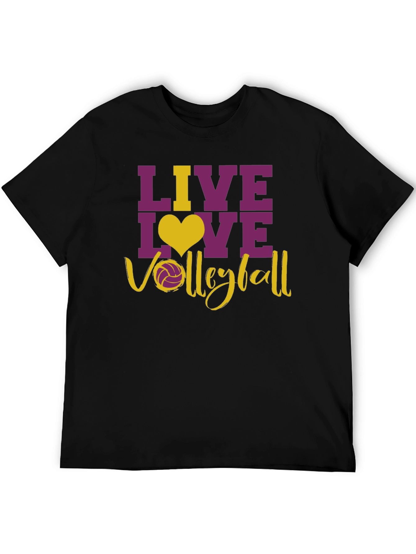 Live Love Volleyball Graphic T-Shirt