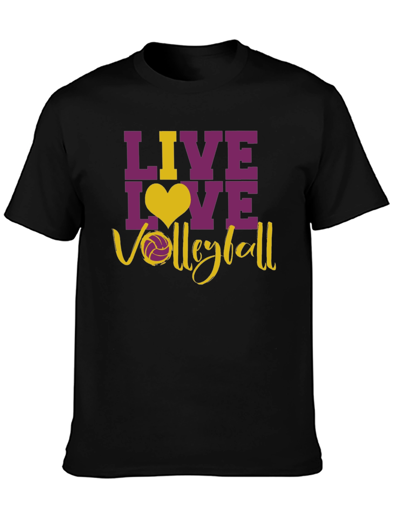Live Love Volleyball Graphic T-Shirt