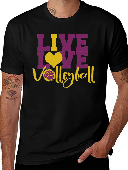 Live Love Volleyball Graphic T-Shirt