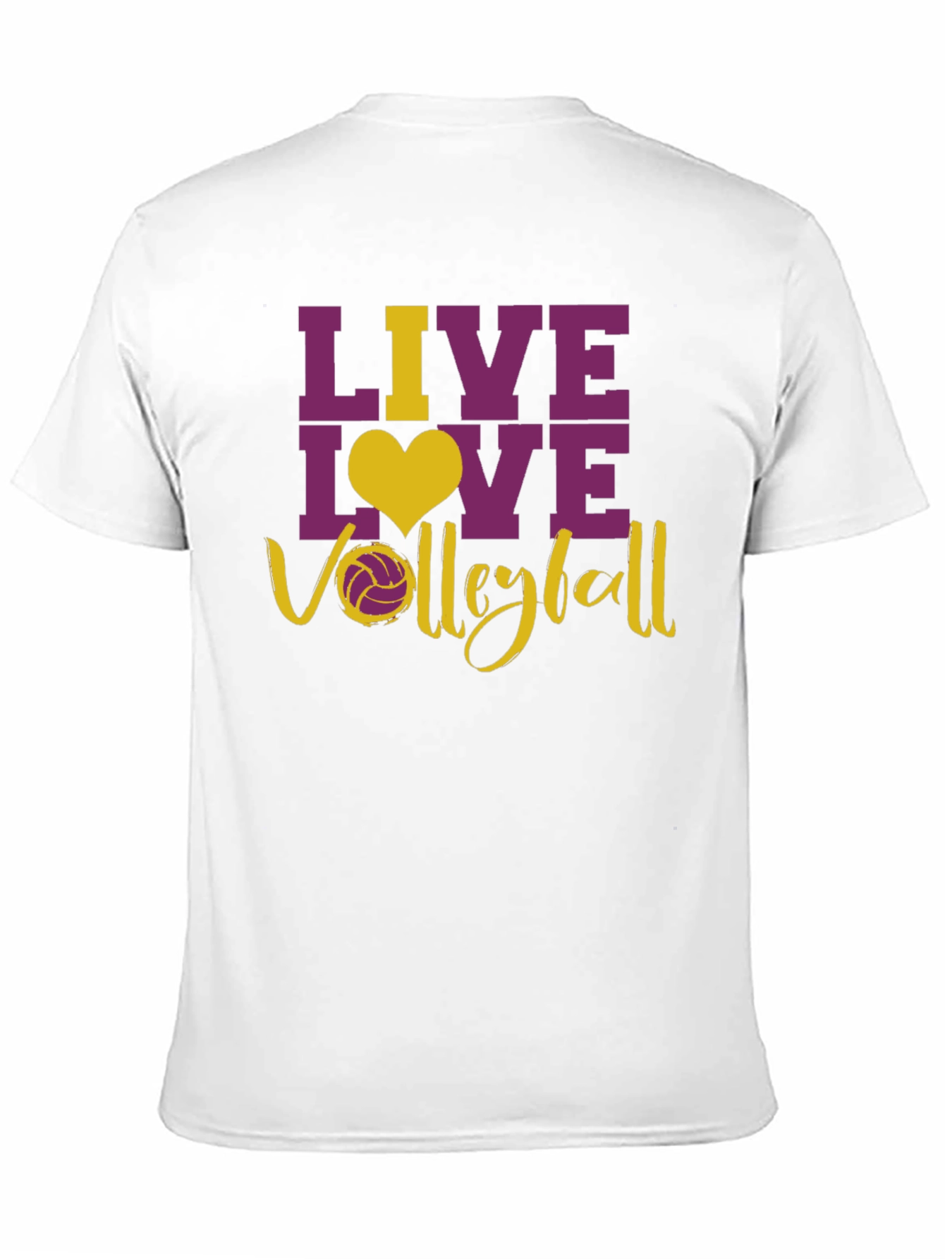 Live Love Volleyball Graphic T-Shirt