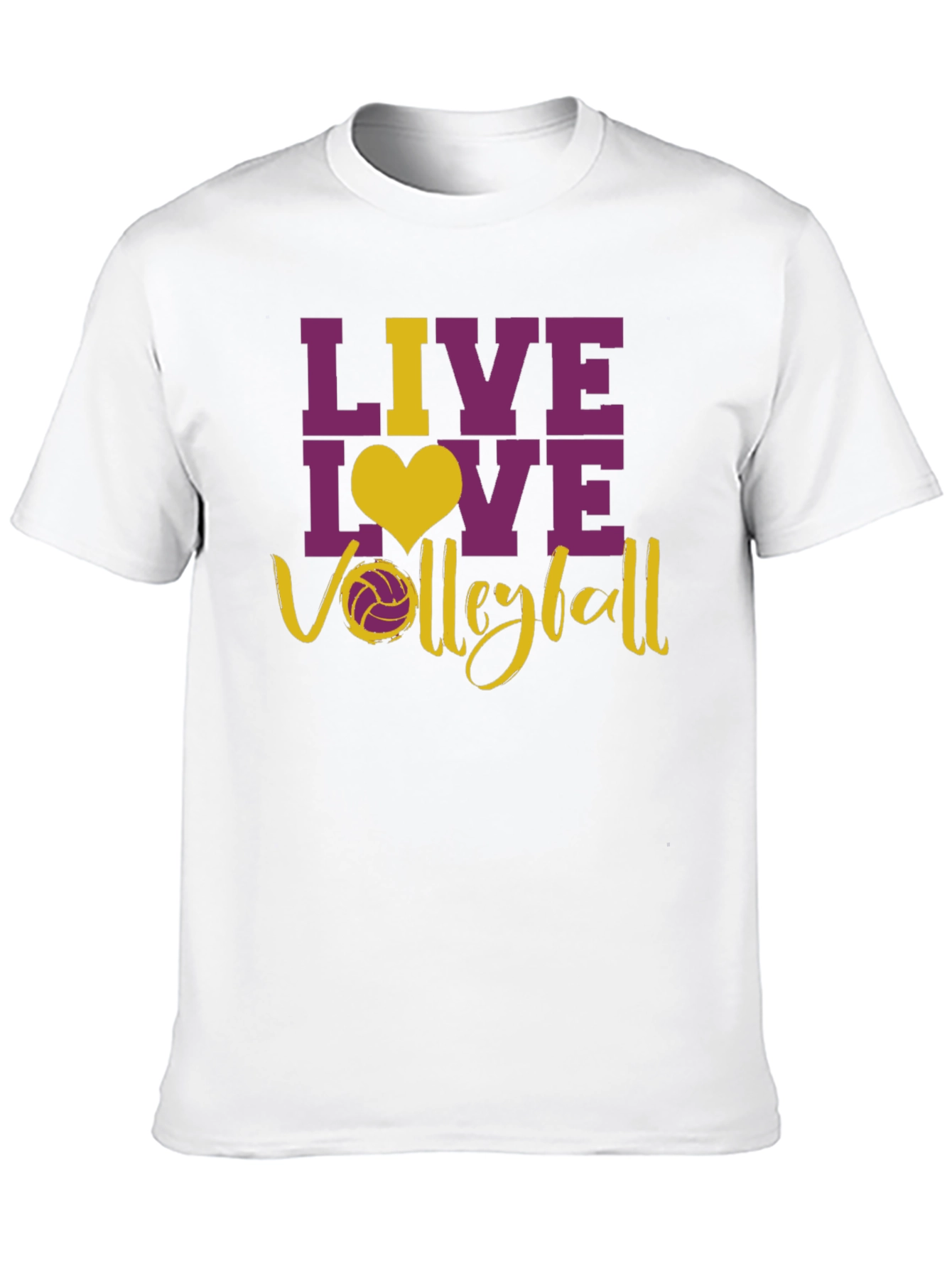 Live Love Volleyball Graphic T-Shirt