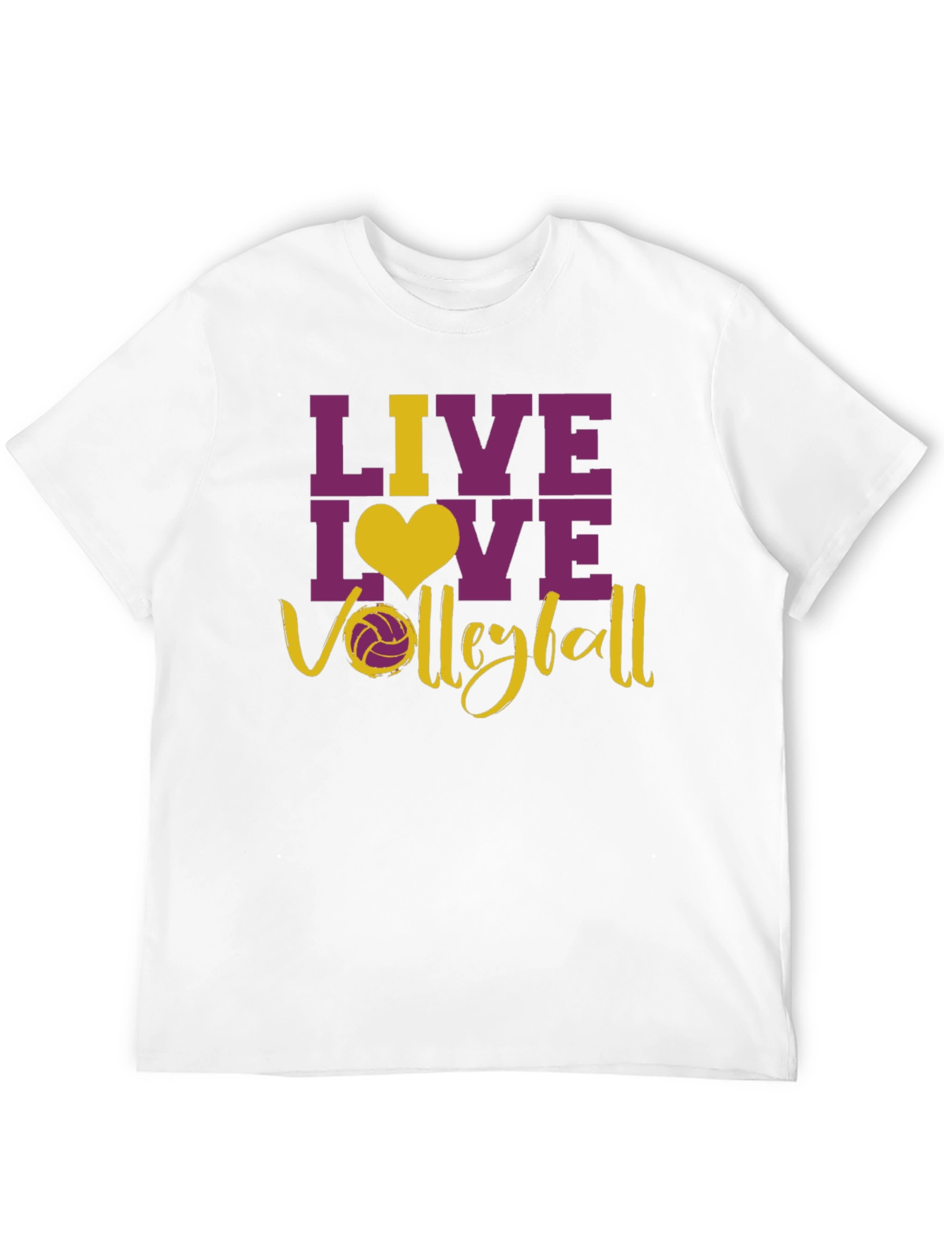 Live Love Volleyball Graphic T-Shirt