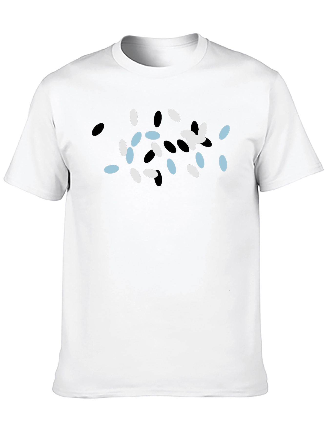 Fun Sprinkles Patterned Black T-Shirt