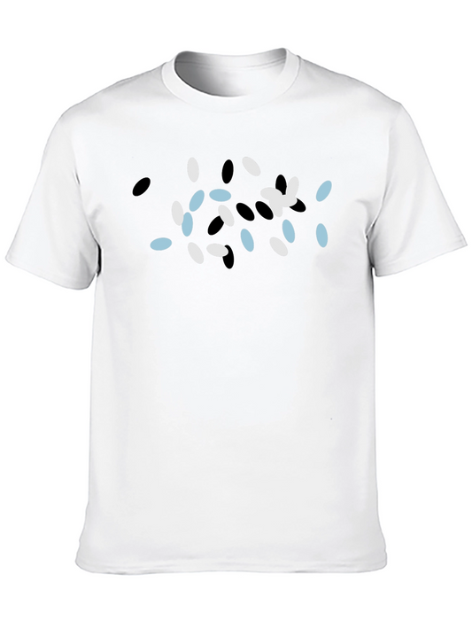 Fun Sprinkles Patterned Black T-Shirt