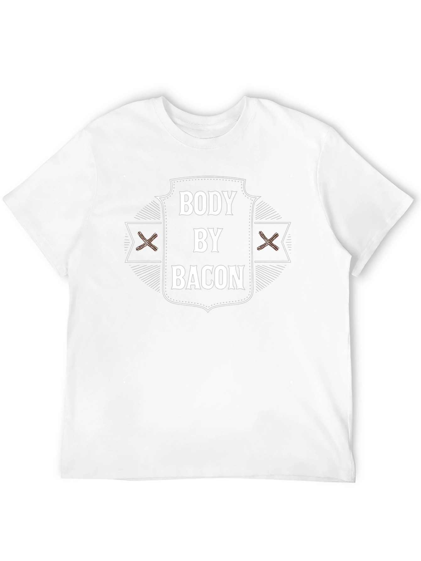 Body By Bacon Graphic Tee - Mens Black T-Shirt