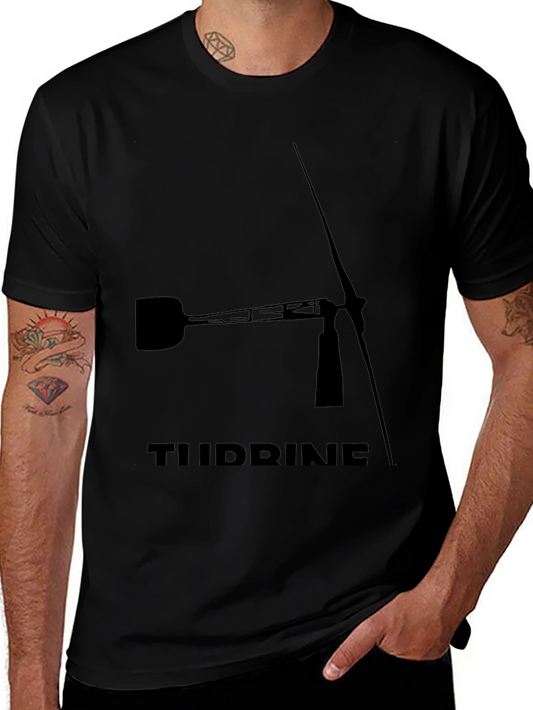 Turbine Graphic Black T-Shirt