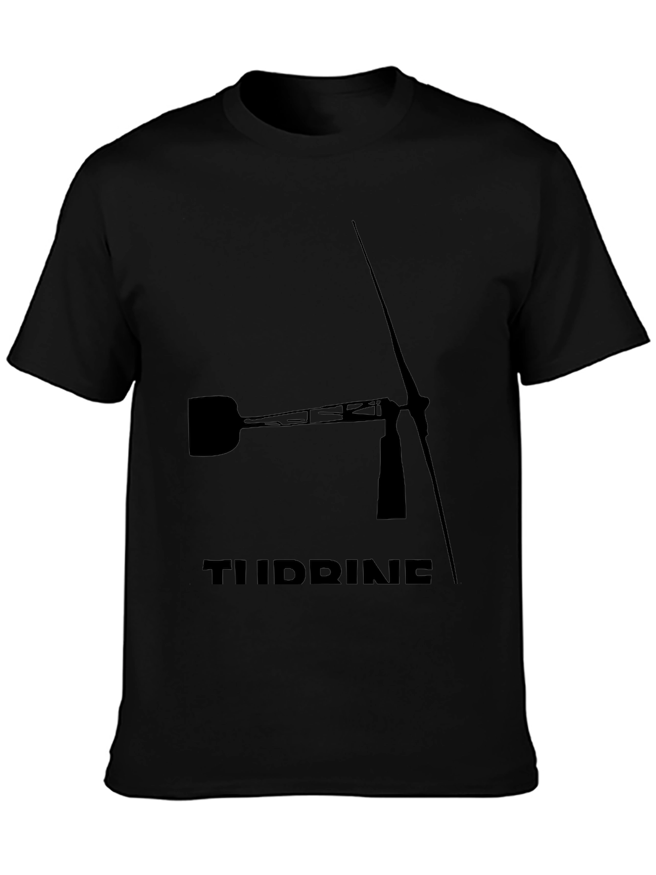 Turbine Graphic Black T-Shirt