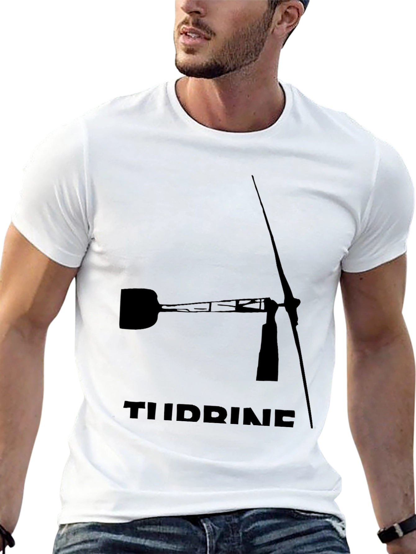 Turbine Graphic Black T-Shirt