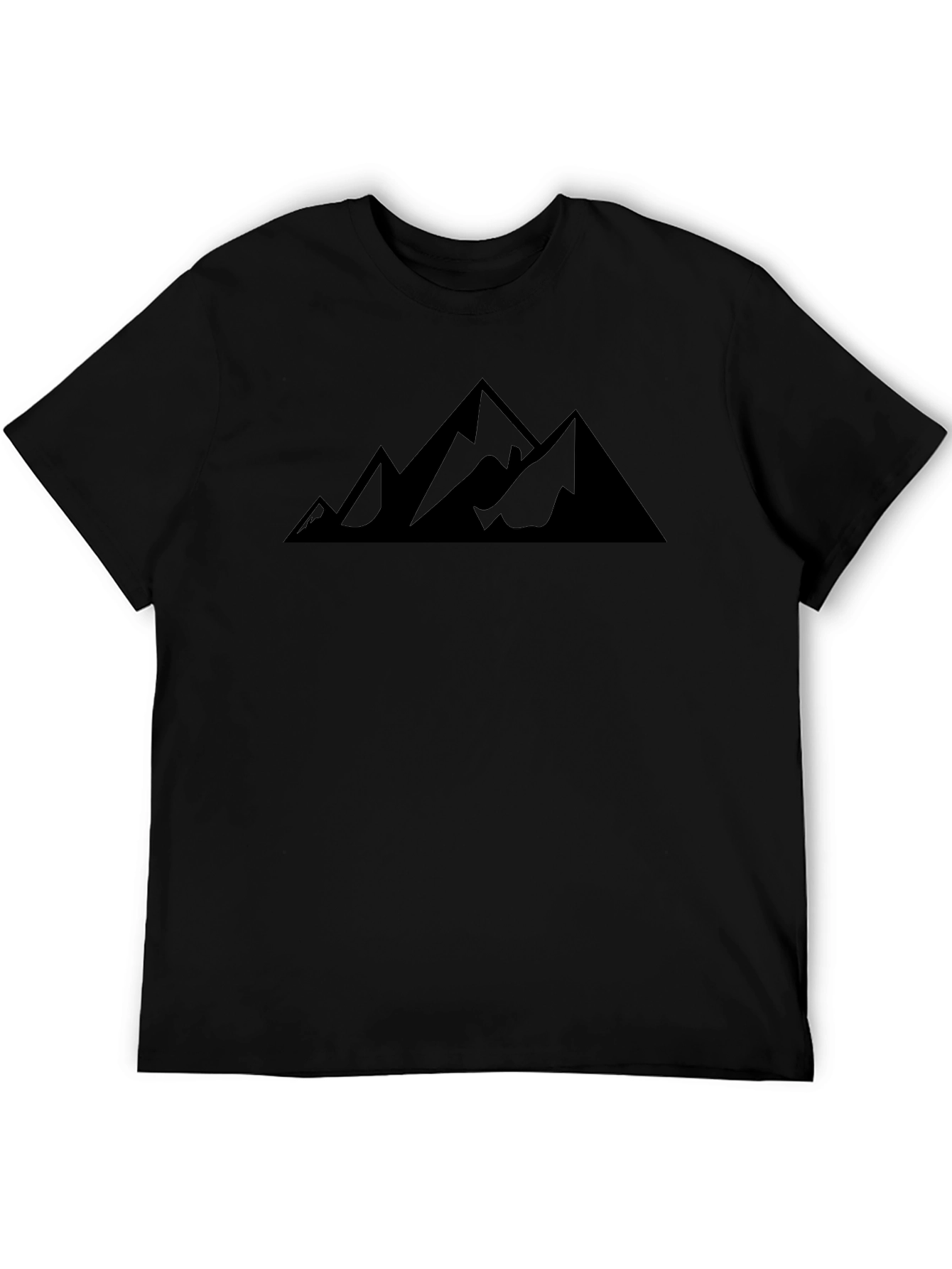 Mountain Peak Graphic Tee - Classic Black