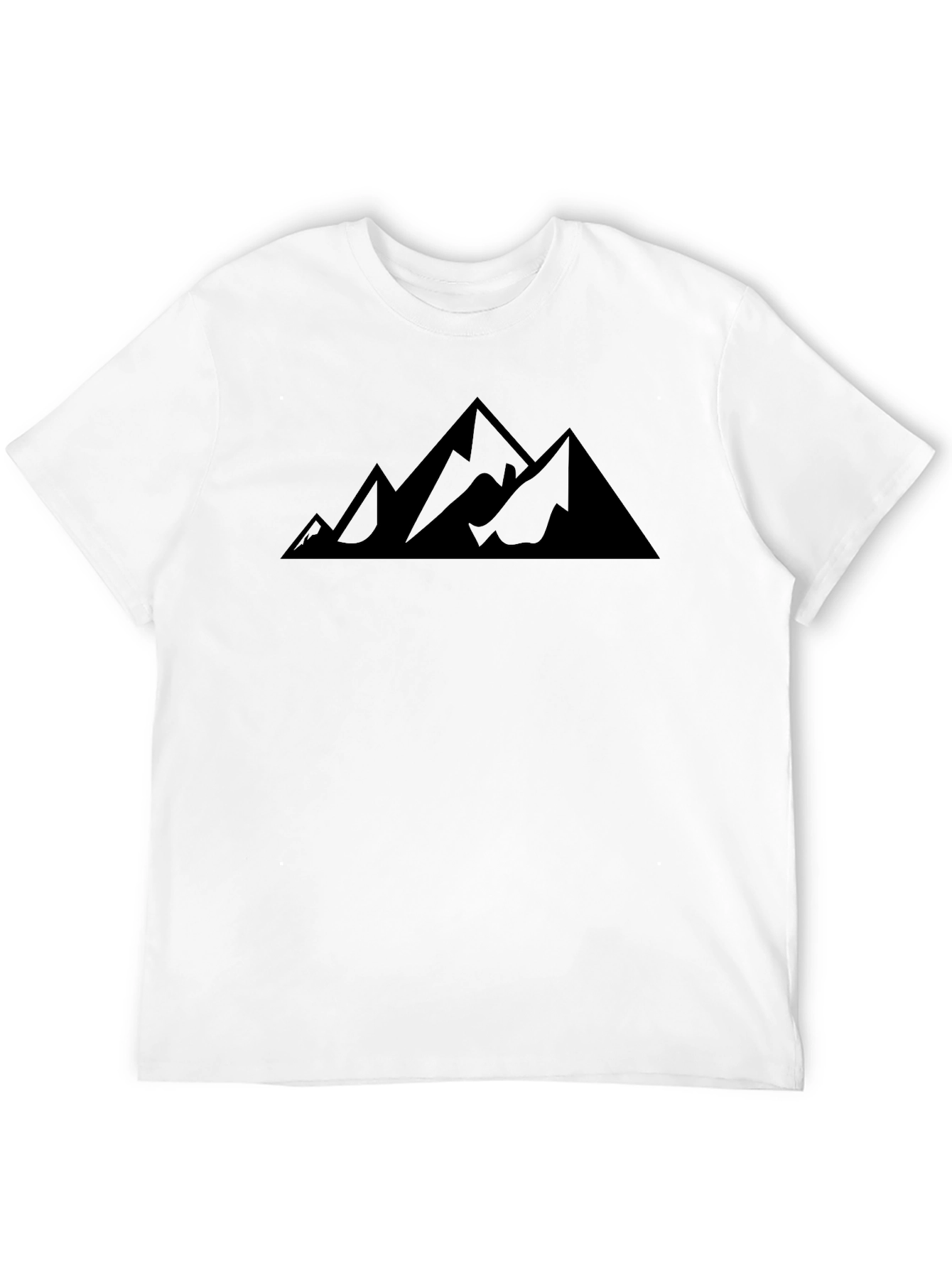 Mountain Peak Graphic Tee - Classic Black