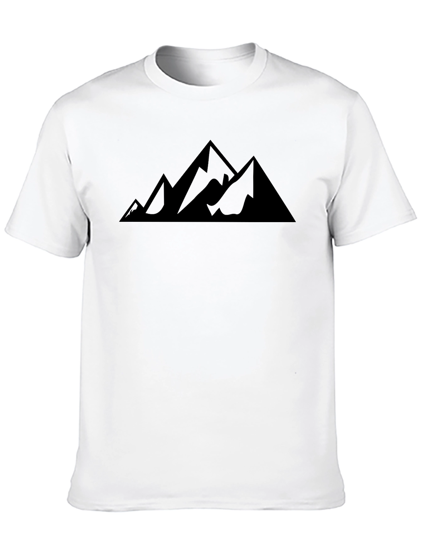 Mountain Peak Graphic Tee - Classic Black