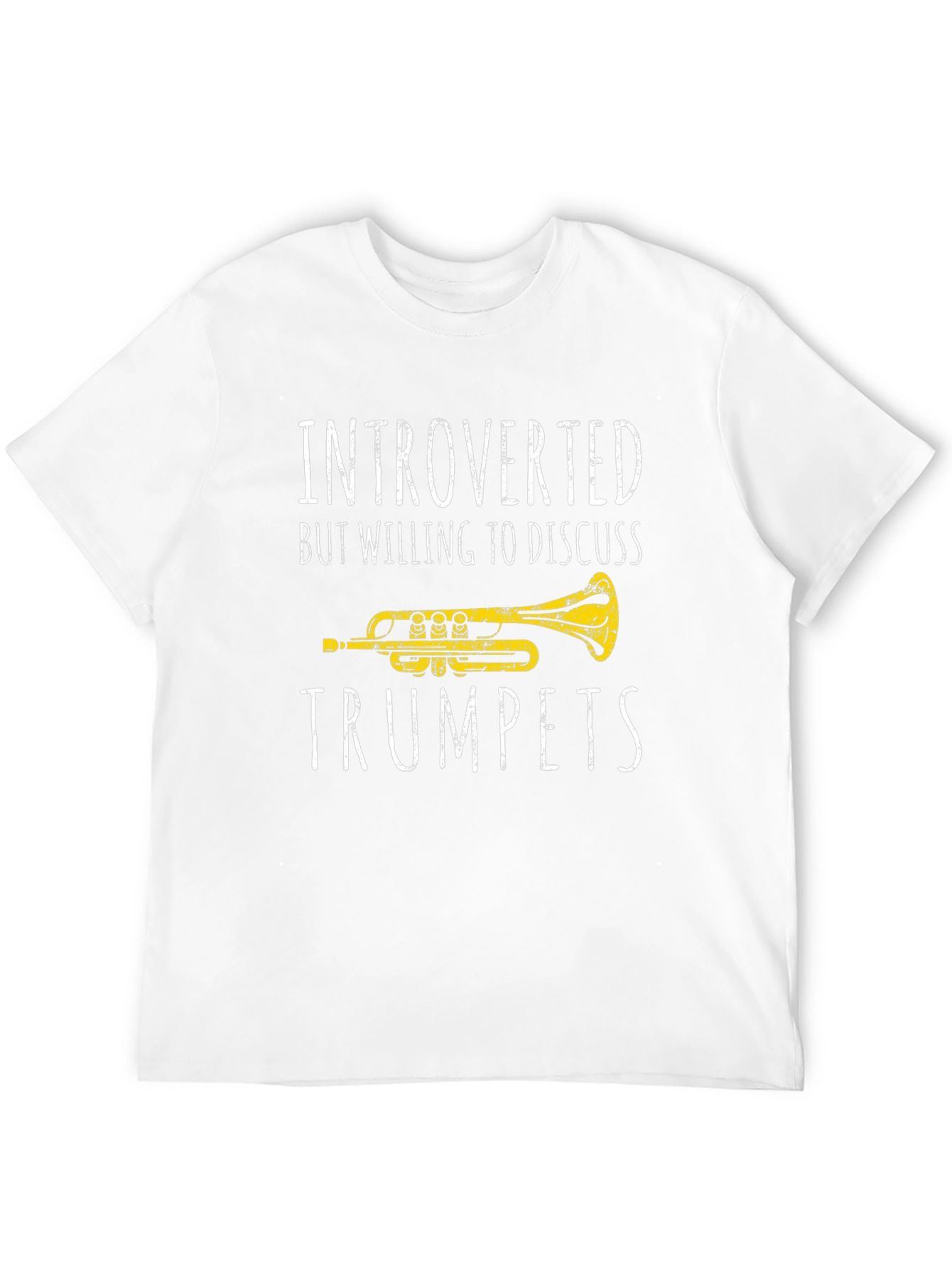 Introverted Trumpet T-Shirt - Music Lover Tee