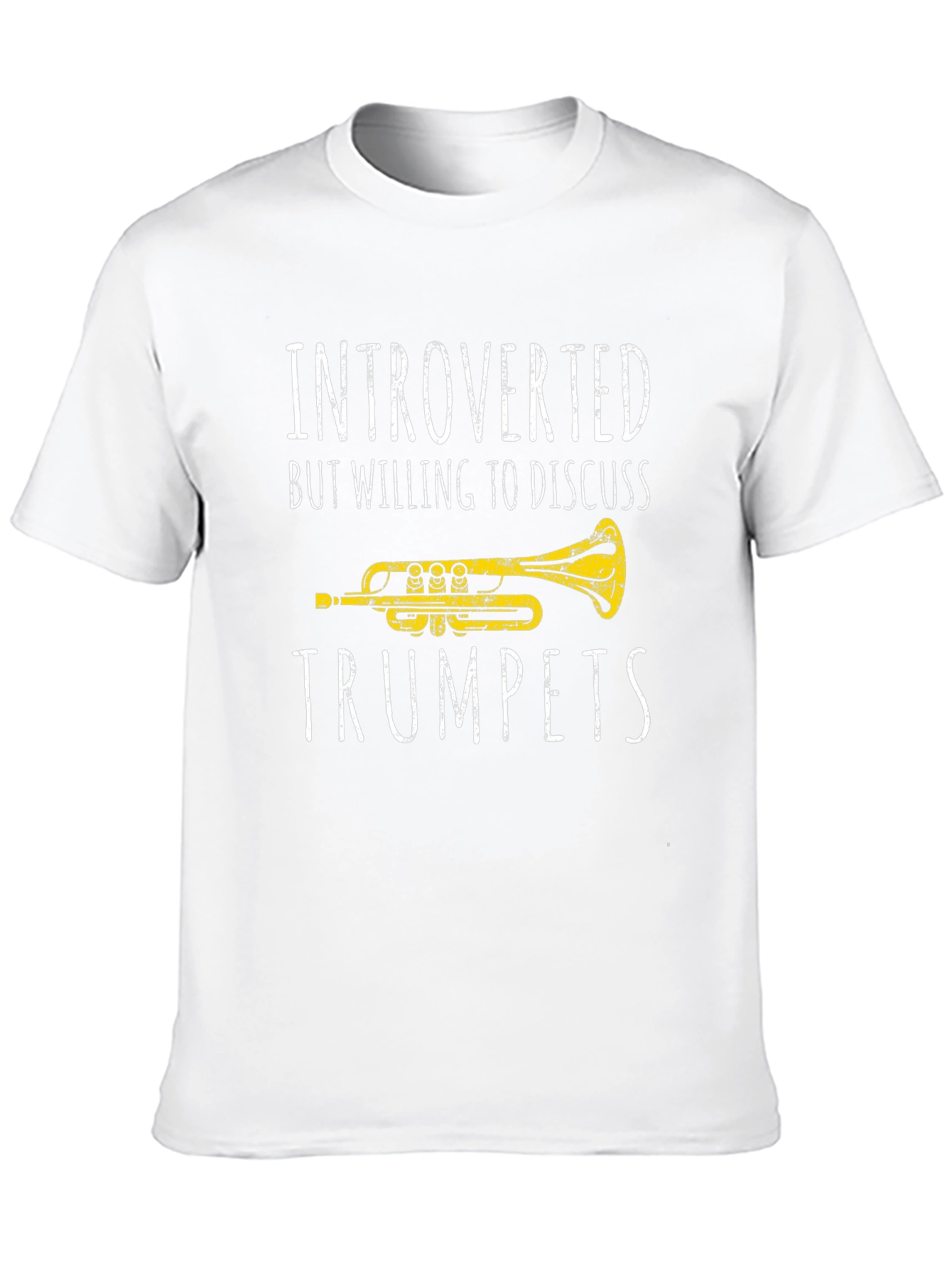 Introverted Trumpet T-Shirt - Music Lover Tee