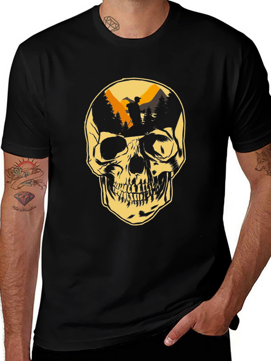 Skull Mountain Hiker Graphic Tee
