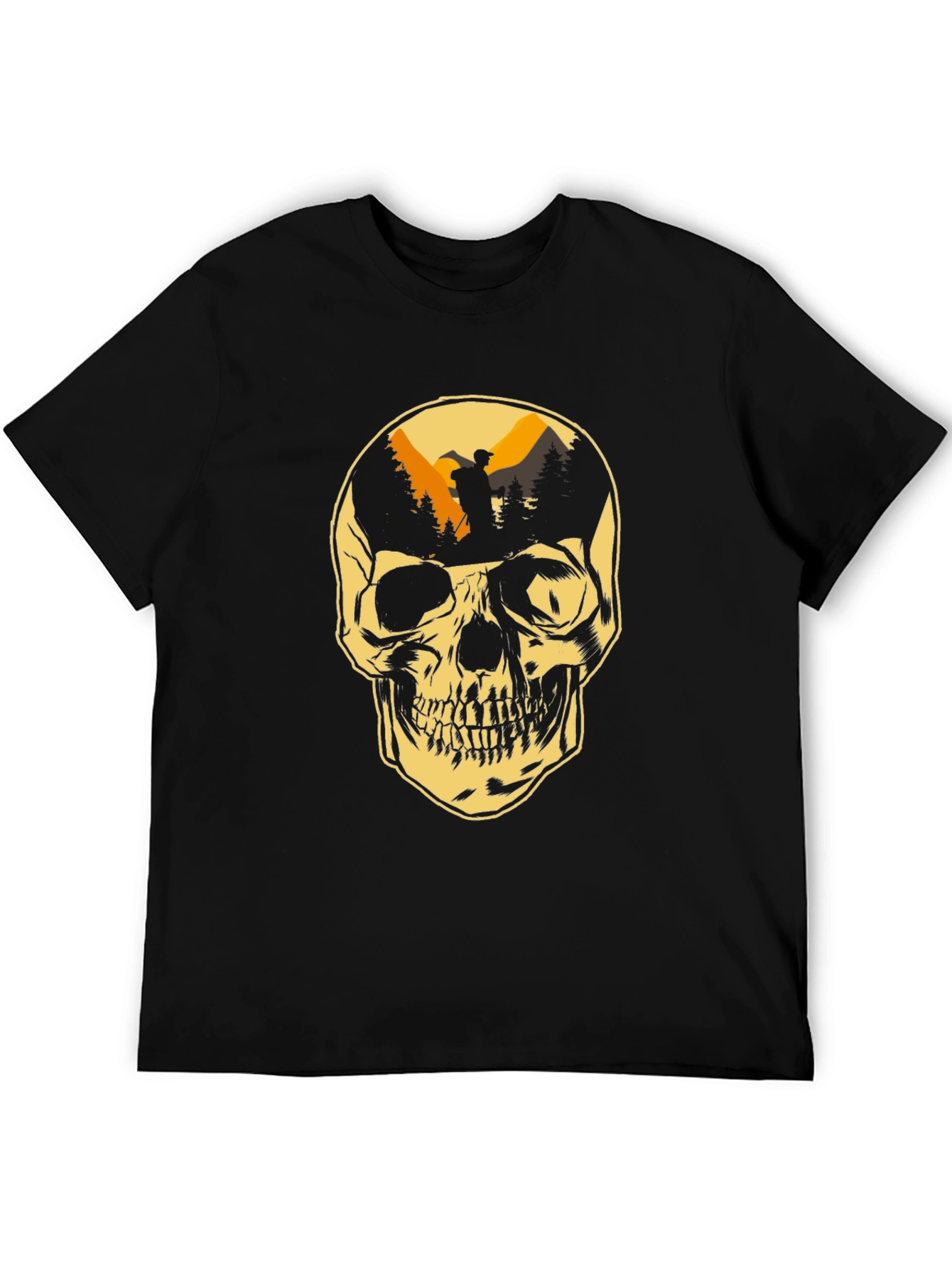 Skull Mountain Hiker Graphic Tee