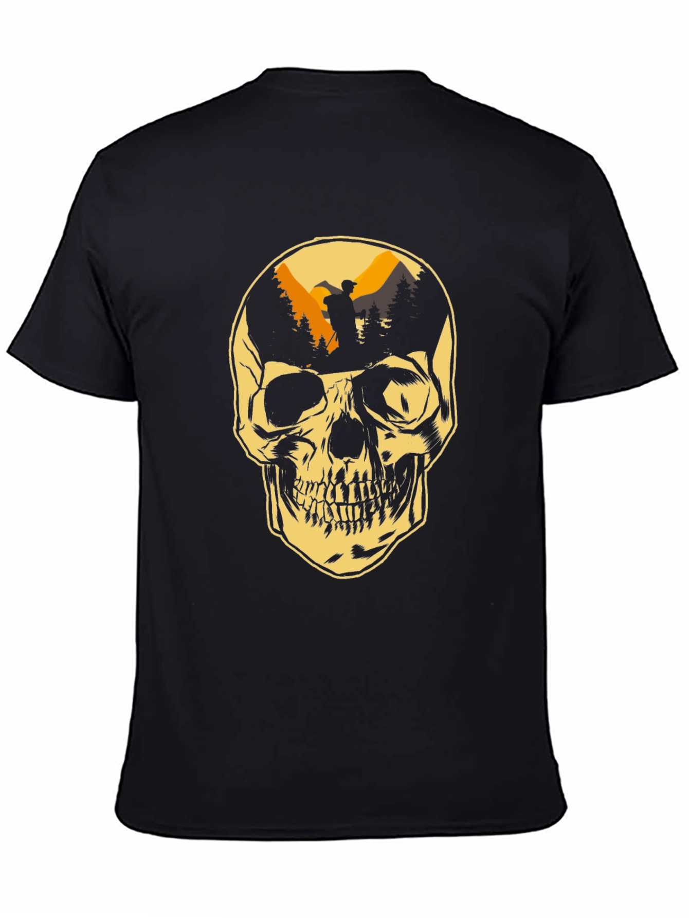 Skull Mountain Hiker Graphic Tee