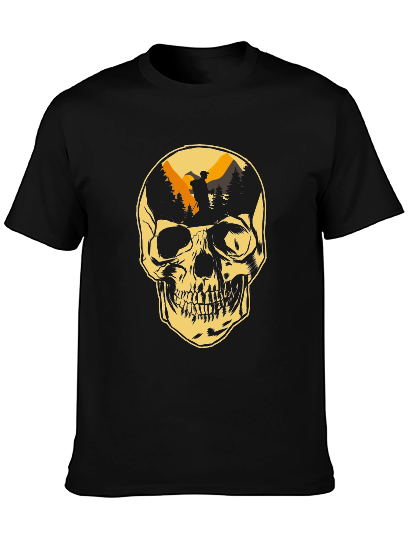 Skull Mountain Hiker Graphic Tee
