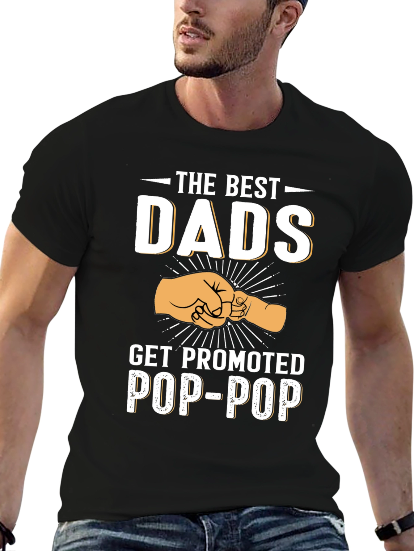 Best Dads Get Promoted to Pop-Pop T-Shirt