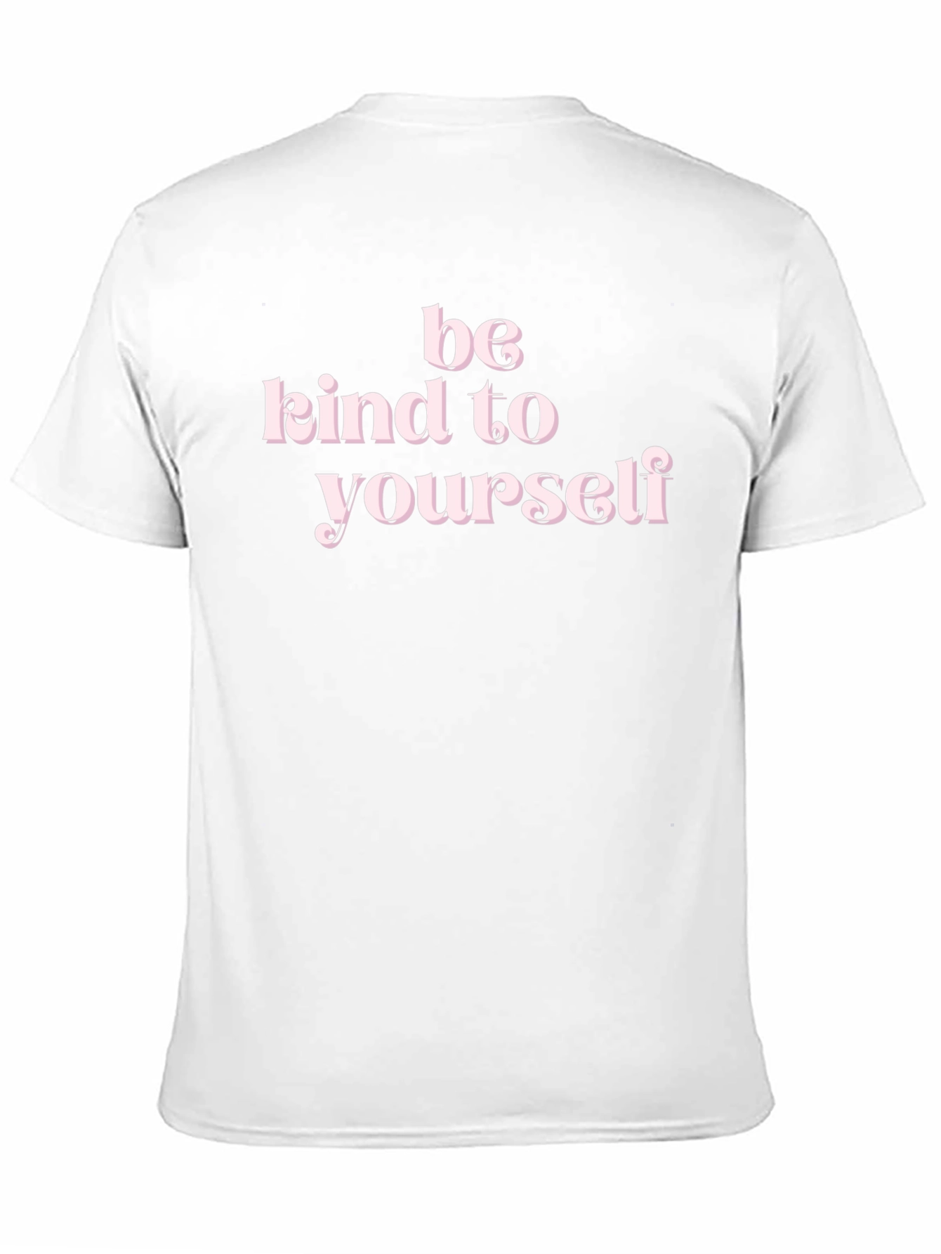 Be Kind to Yourself Black Graphic T-Shirt