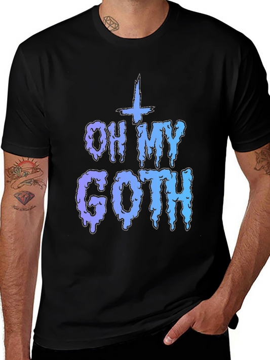 Oh My Goth T-Shirt - Black Crew Neck