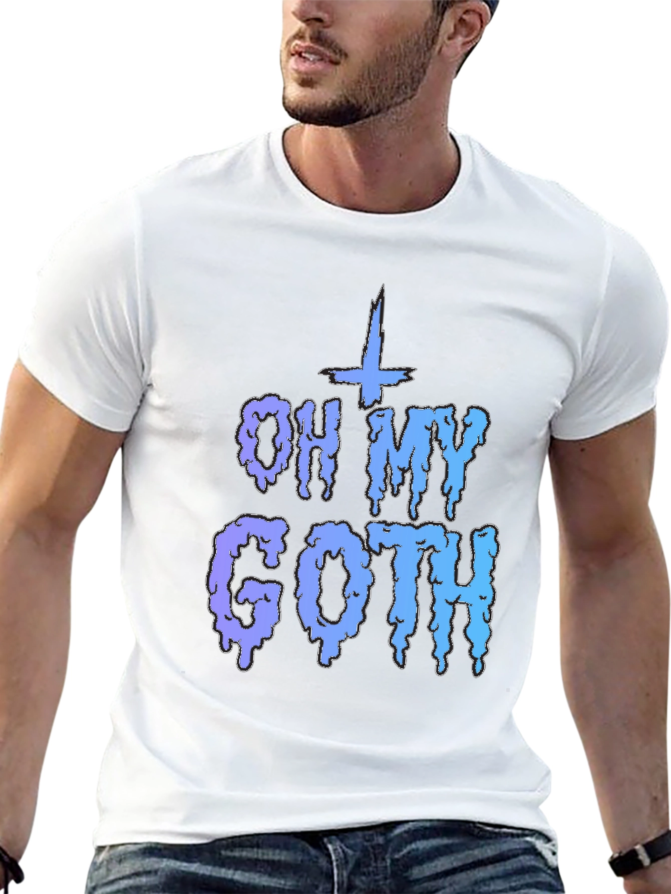 Oh My Goth T-Shirt - Black Crew Neck