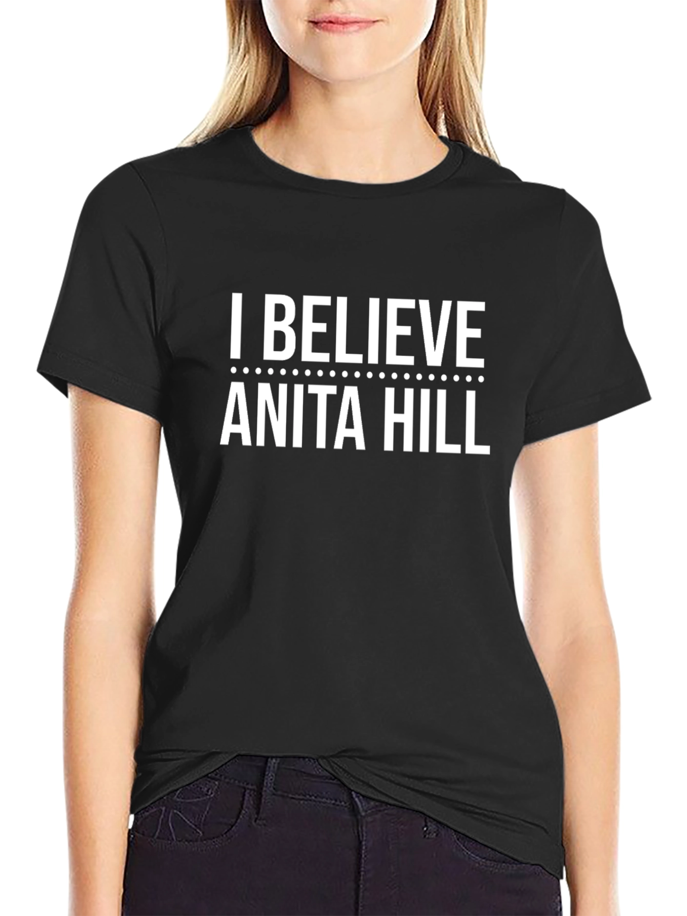 I Believe Anita Hill Black T-Shirt