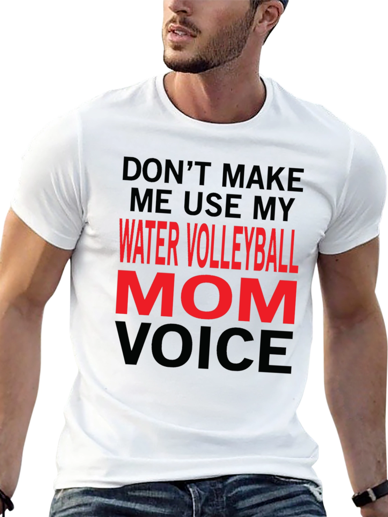 Water Volleyball Mom Voice T-Shirt