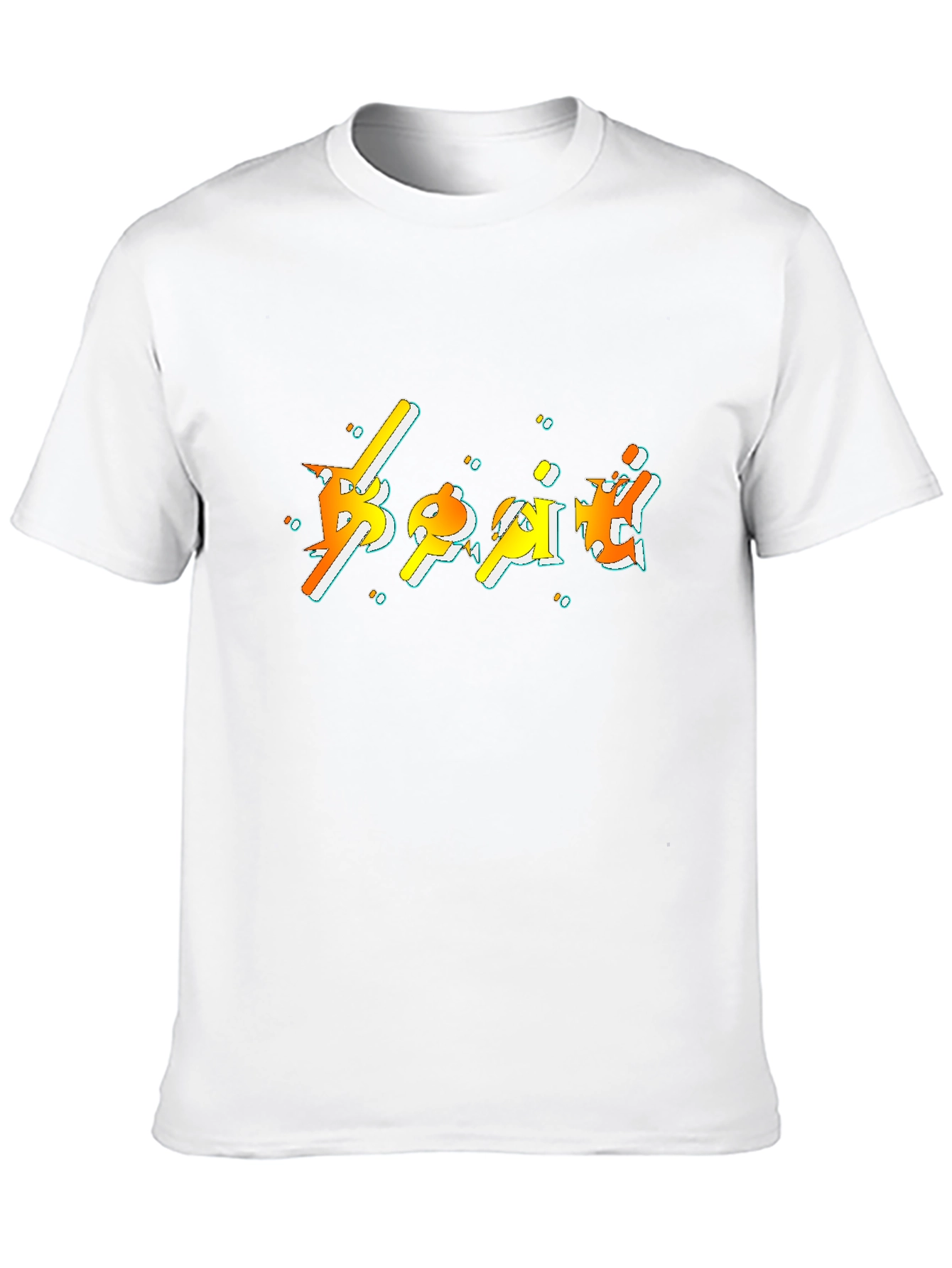 Funky Graphic Print Black T-Shirt