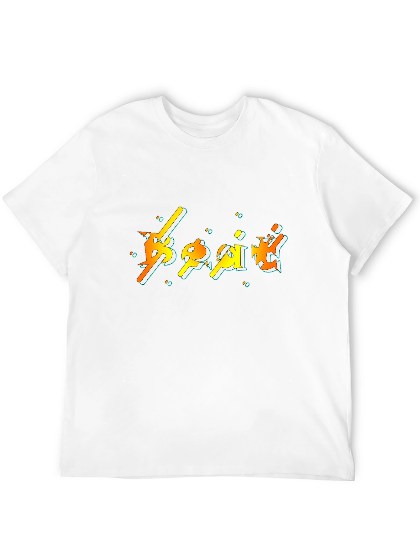 Funky Graphic Print Black T-Shirt