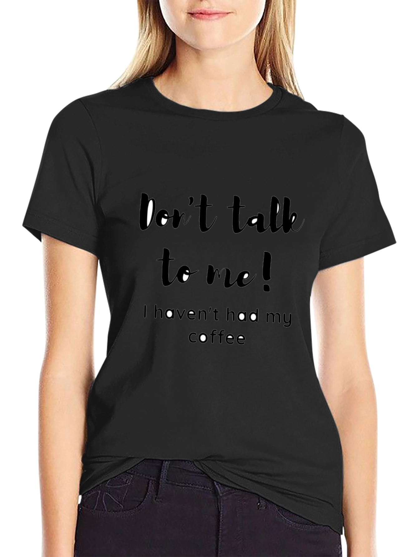 Dont Talk to Me Coffee T-Shirt