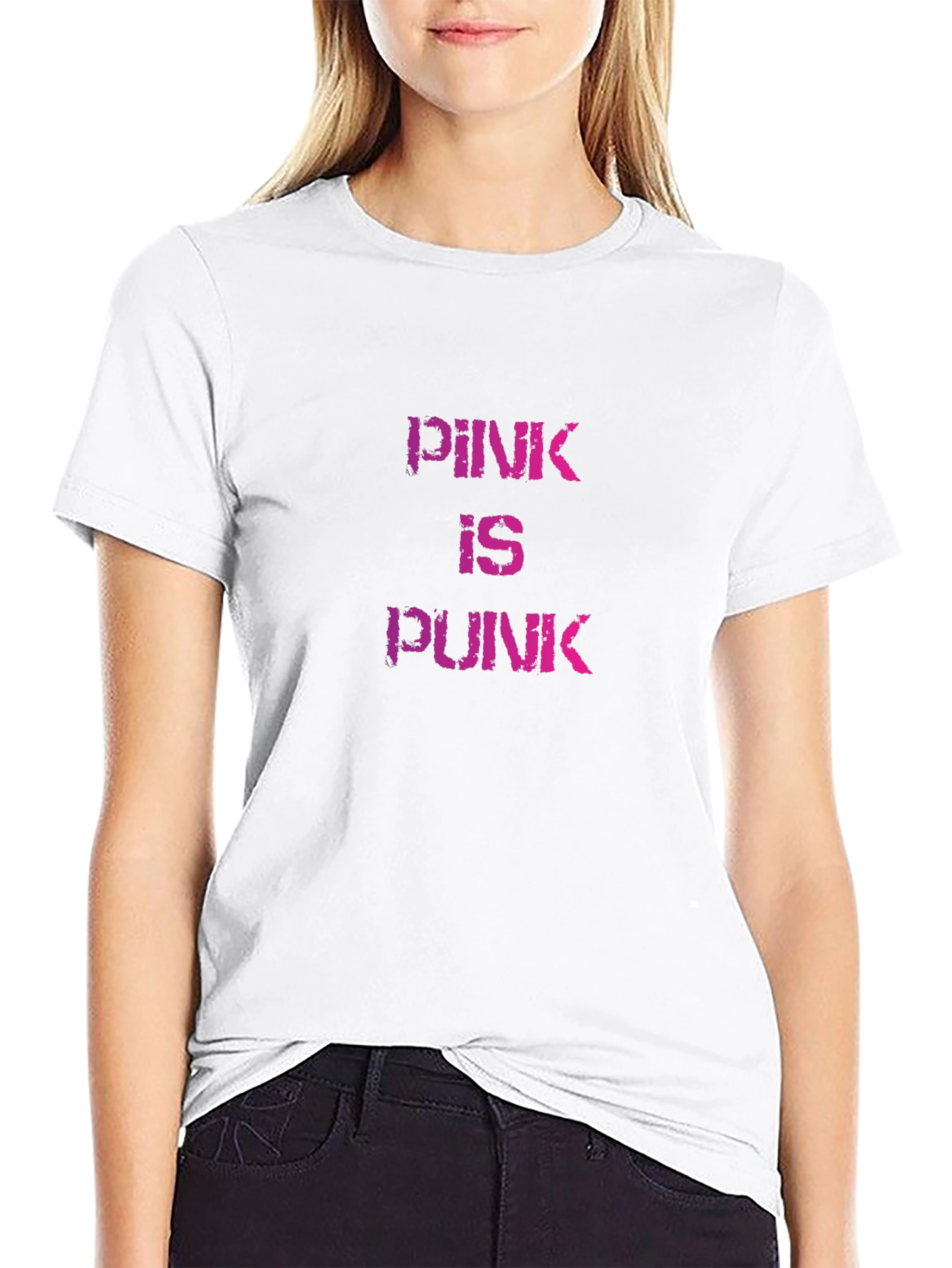 Pink is Punk Graphic T-Shirt - Edgy Style