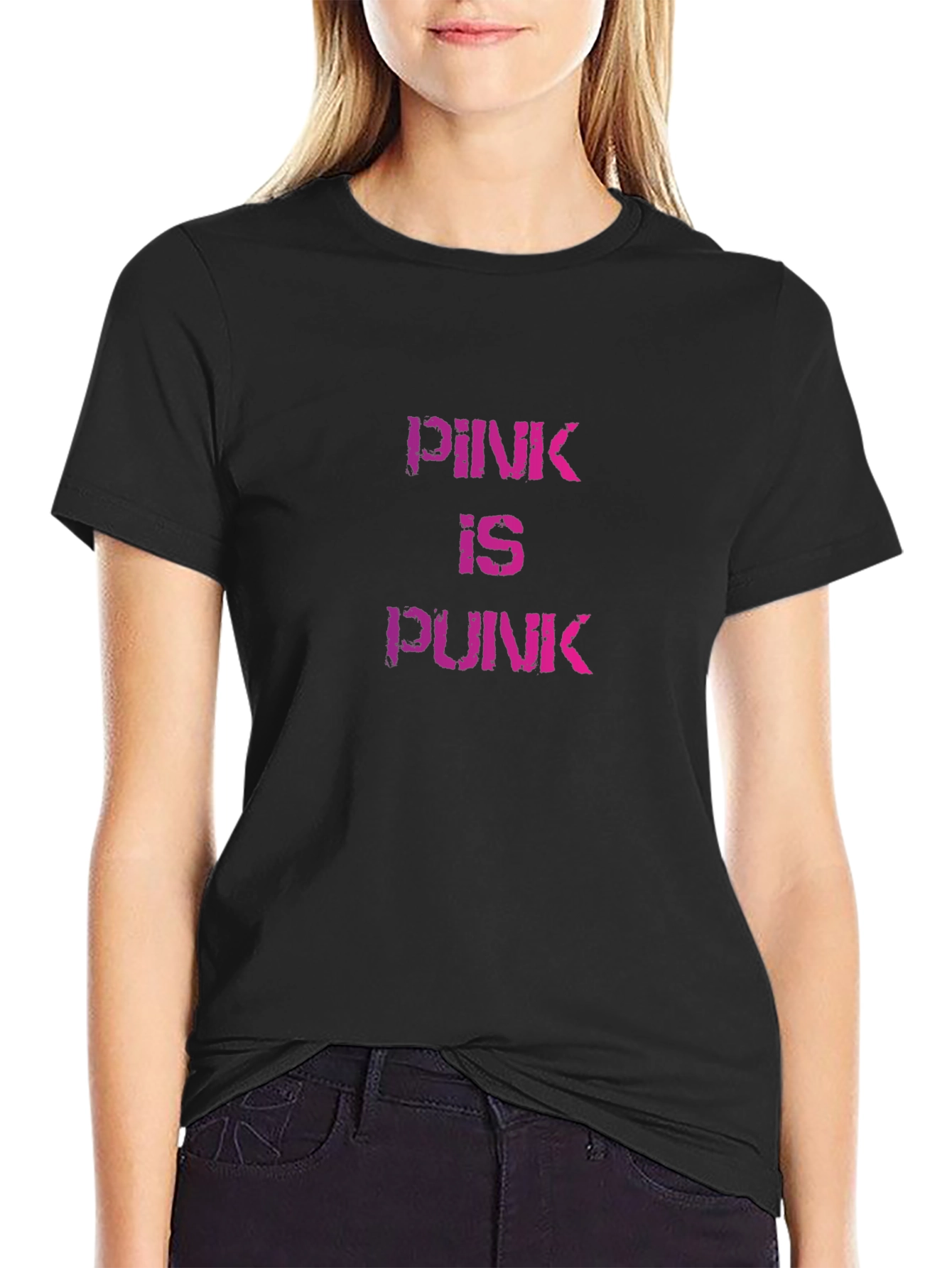 Pink is Punk Graphic T-Shirt - Edgy Style