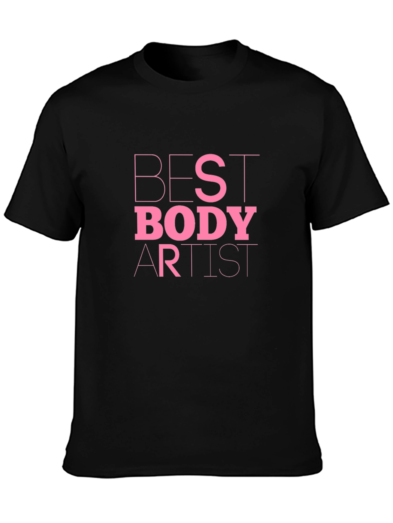 Best Body Artist Black T-Shirt