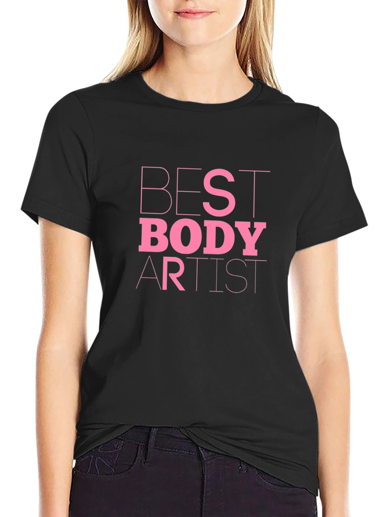 Best Body Artist Black T-Shirt