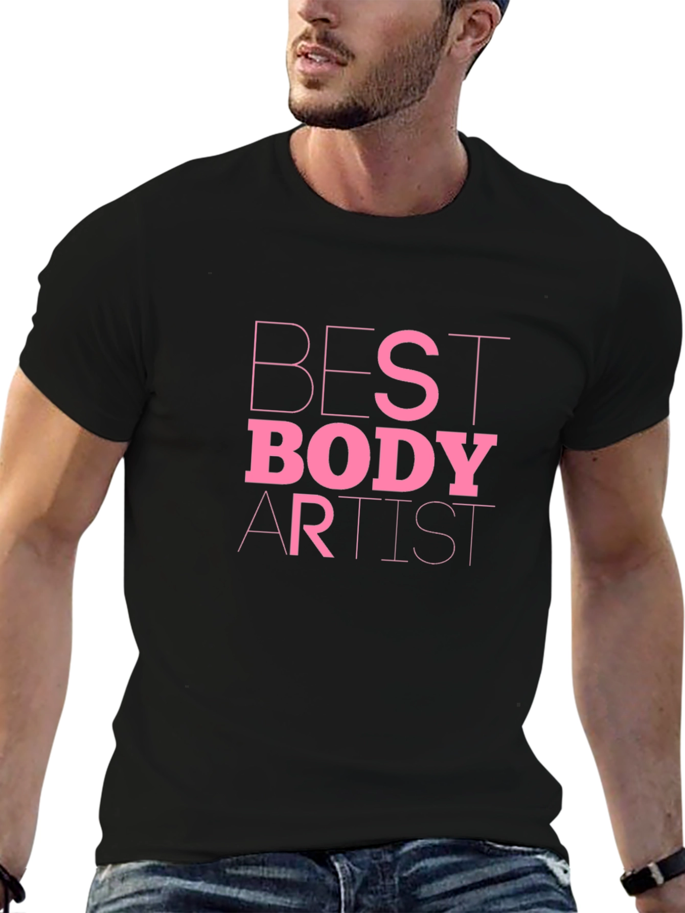Best Body Artist Black T-Shirt