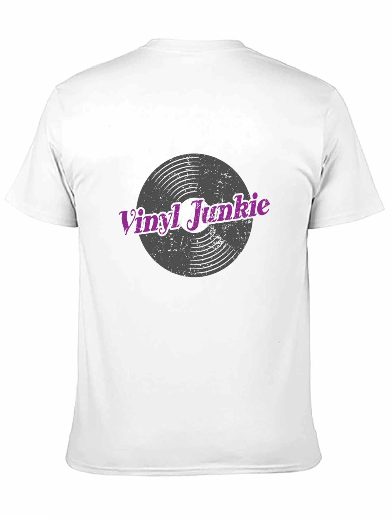 Vinyl Junkie Black T-Shirt