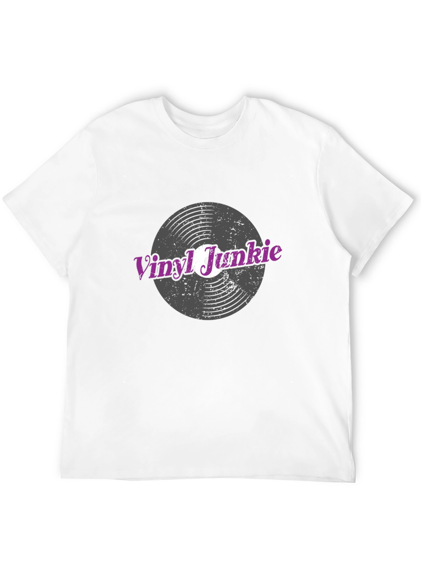 Vinyl Junkie Black T-Shirt