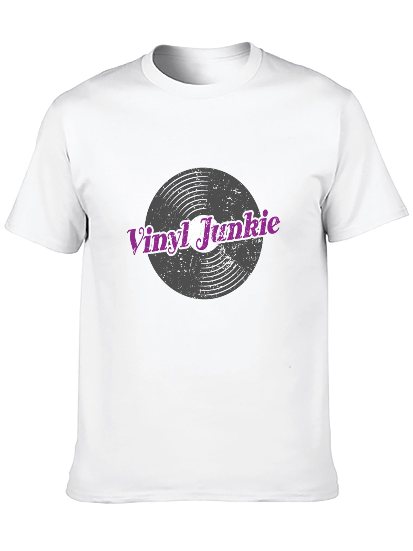 Vinyl Junkie Black T-Shirt